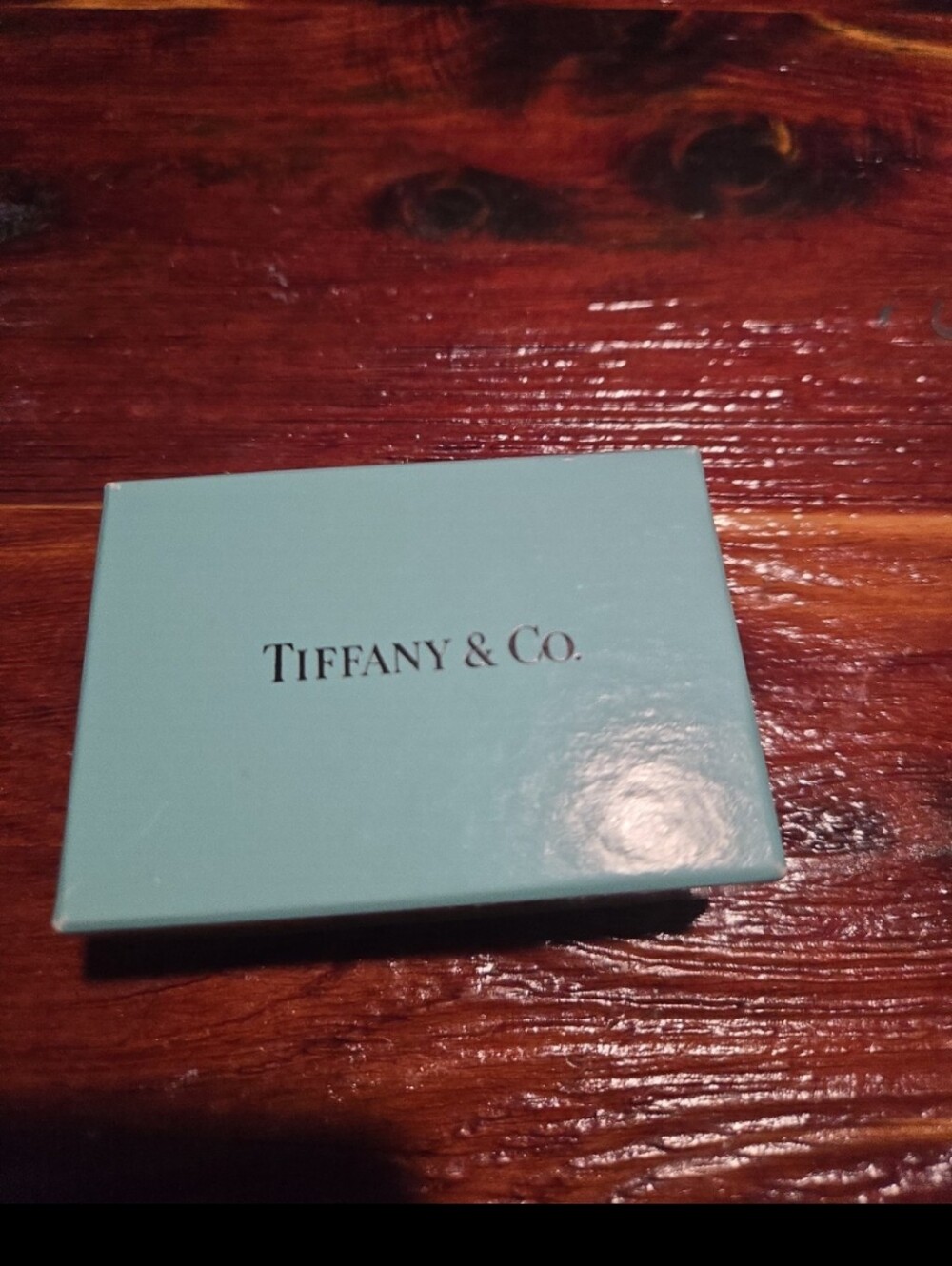 Tiffany & Co. Titanium Key And Vintage Tiffany Box And Pouch